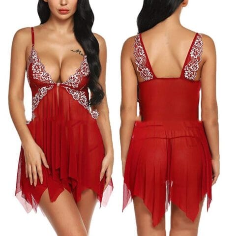 Soft Flow Lace Babydoll