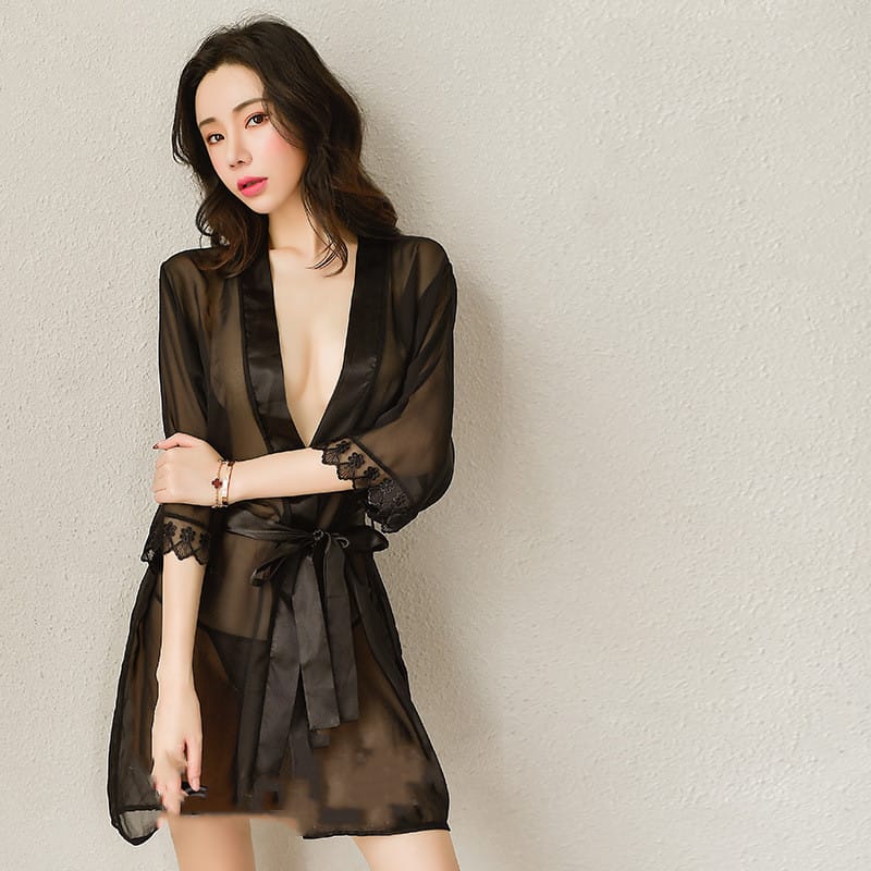 Sheer Lace Comfort 3-Piece Set